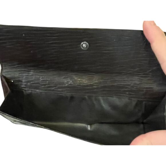 Gucci continental wallet lightning bolt in Navy w/COA vintage Rare - Picture 12 of 16